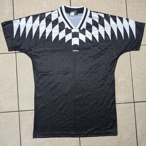Vintage Adidas 1994 Template Soccer Jersey in black, available in size small.
